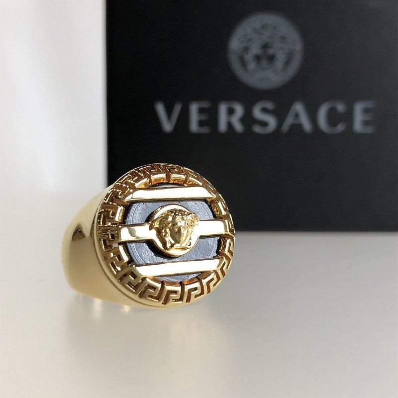 versace ring リング　ゴールド